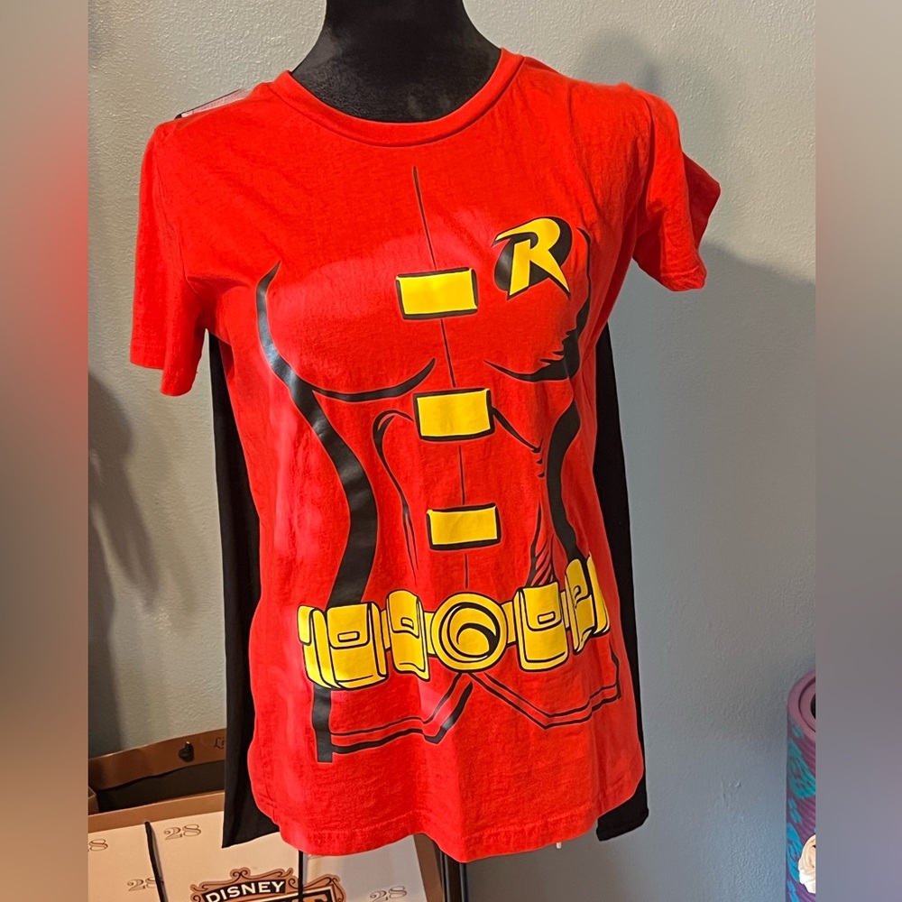 Robin Halloween Graphic T-Shirt with socks and green headband